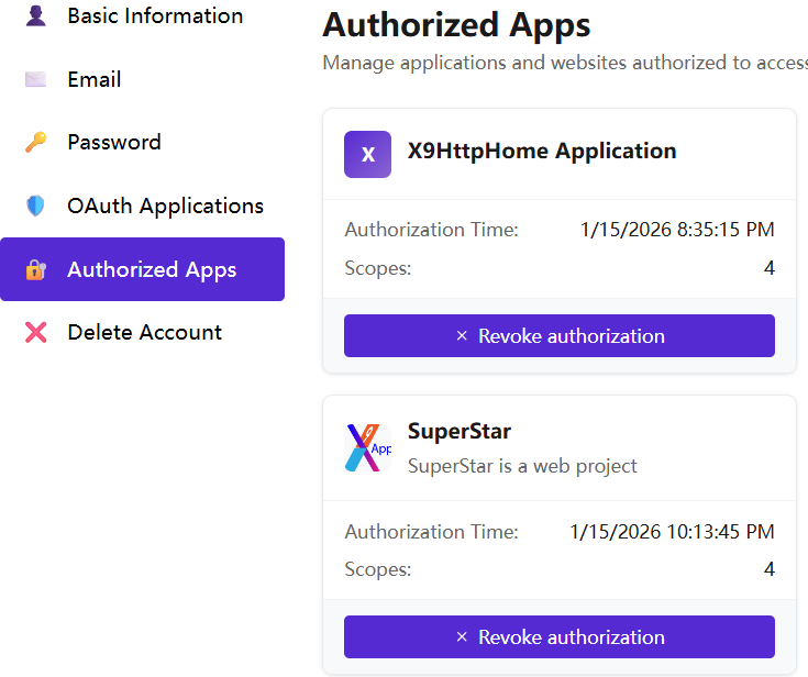 OAuthAuthorizedApps